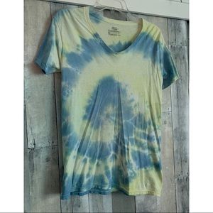Tie Dye Tee - Blue Green